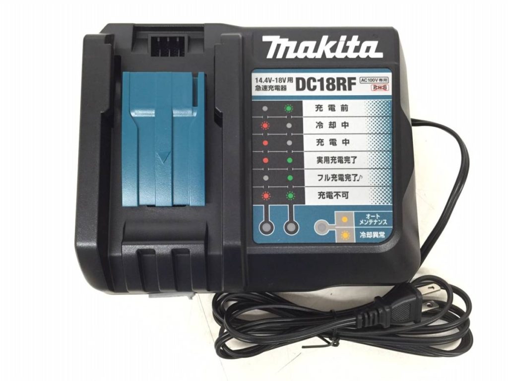 静岡県 焼津市 のお客様から Makita メロディ付き急速充電器 DC18RF 14.4V 18V 店舗買取いたしました。 | 工具一番館