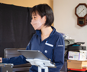 その場で現金払い