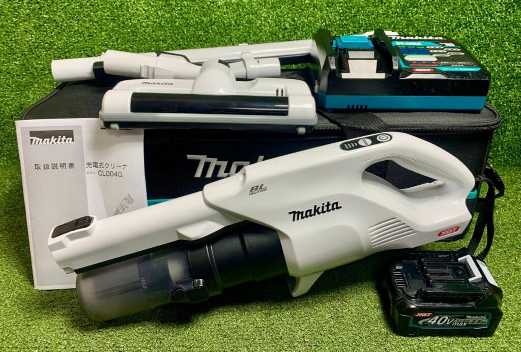 マキタ makita 充電式 クリーナー CL004G 40Vmax バッテリー(充電7回) 充電器 ケース付き