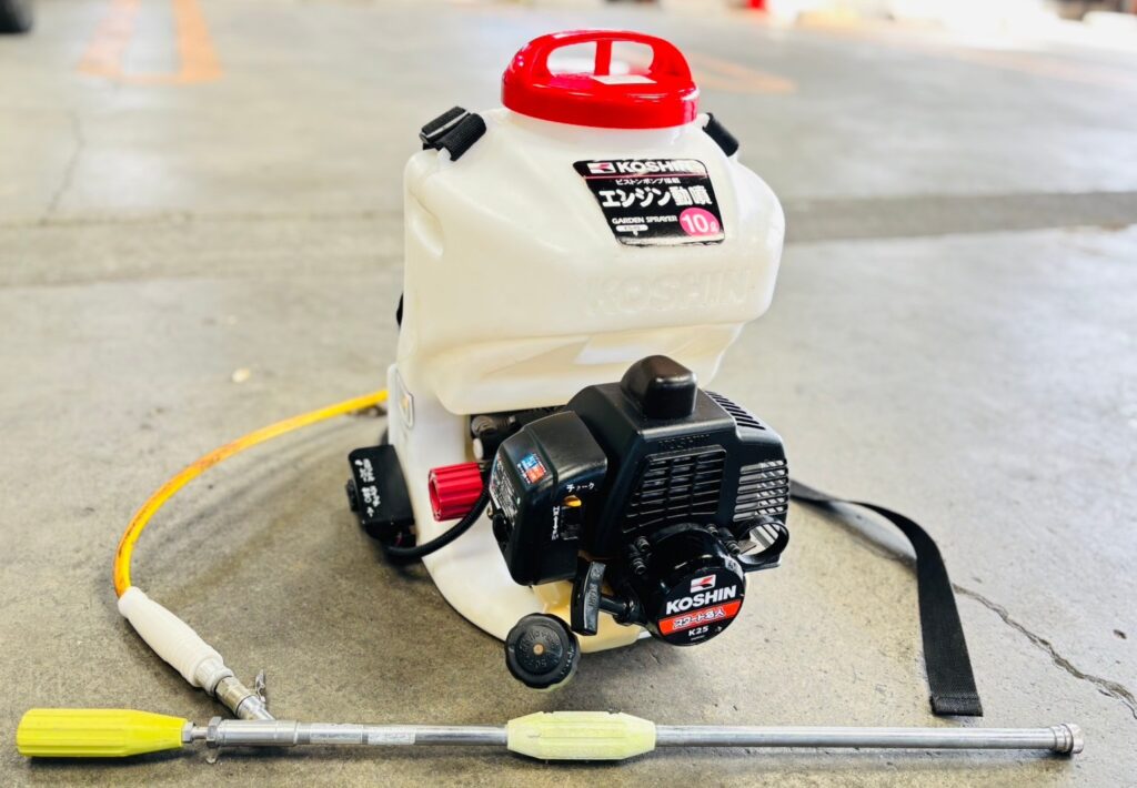 KOSHIN/工進 エンジン動噴 噴霧器 10L 背負式 ES-10 K25