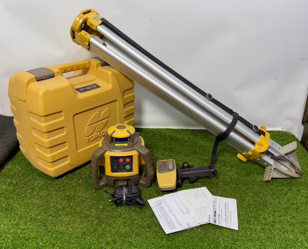 TOPCON/トプコンローテーティングレーザー/受光器 RL-H5A/LS-80X タジマ三脚付き