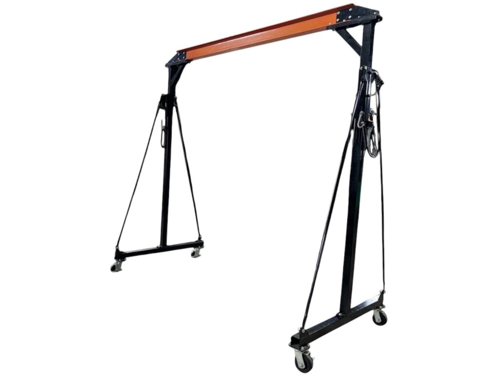 KIKAIYA ガントリークレーン 門型クレーン 大型  業務用エンジンクレーン 移動式 許容荷重 500kg