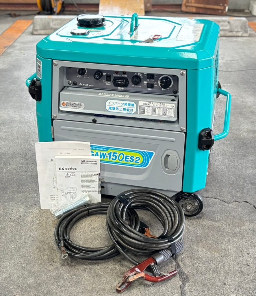 Denyo/デンヨー 防音型エンジン溶接機兼インバーター発電機 GAW-150ES2 稼働390時間