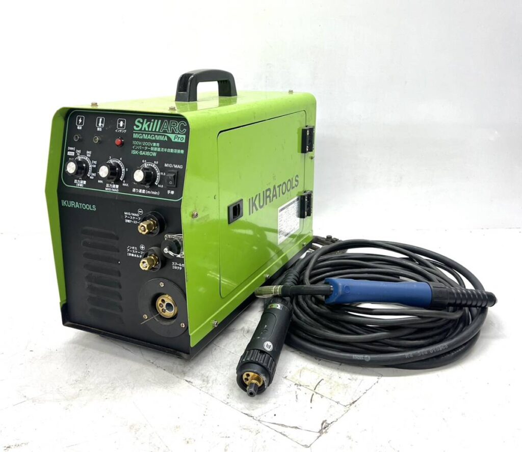 育良精機 IKURA TOOLS イクラ インバーター制御直流 半自動溶接機 ISK-SA160W Skill ARC Pro　100V/200V