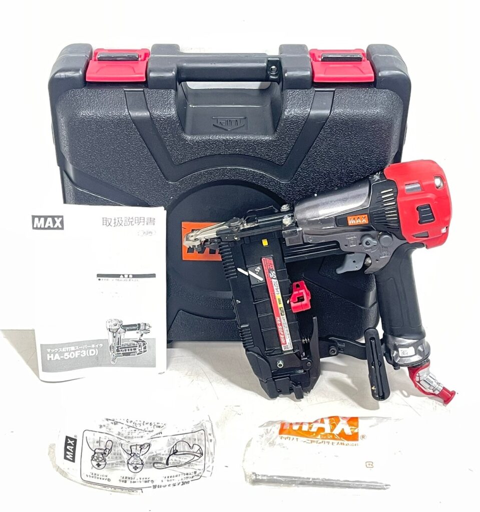 MAX/マックス 高圧ステープル用エアネイラ HA-50F3(D) 高圧 50mm 4MA
