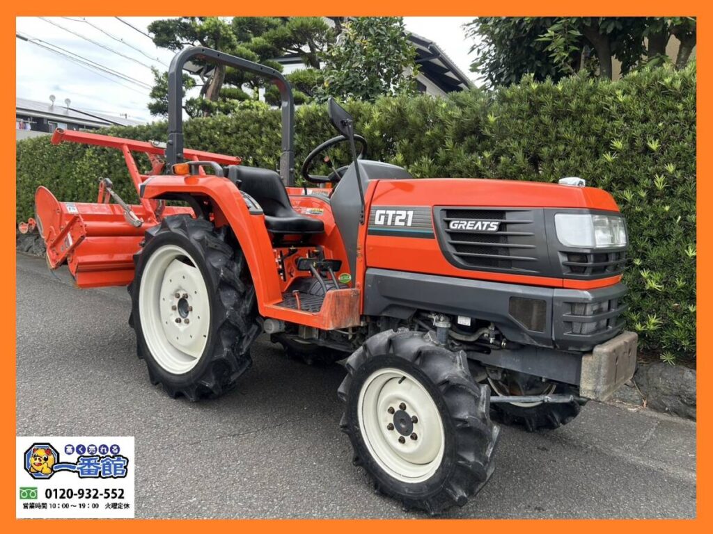 KUBOTA クボタ トラクター GT21 パワステ 4WD 自動水平 深耕オート 逆転付
