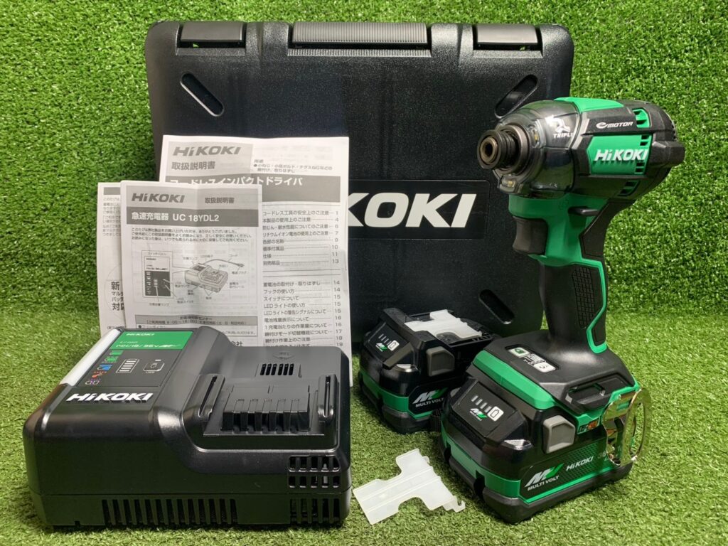 HiKOKI/ハイコーキ 18V 充電式 インパクトドライバー アグレッシブグリーン WH18DC(2XPZ)
