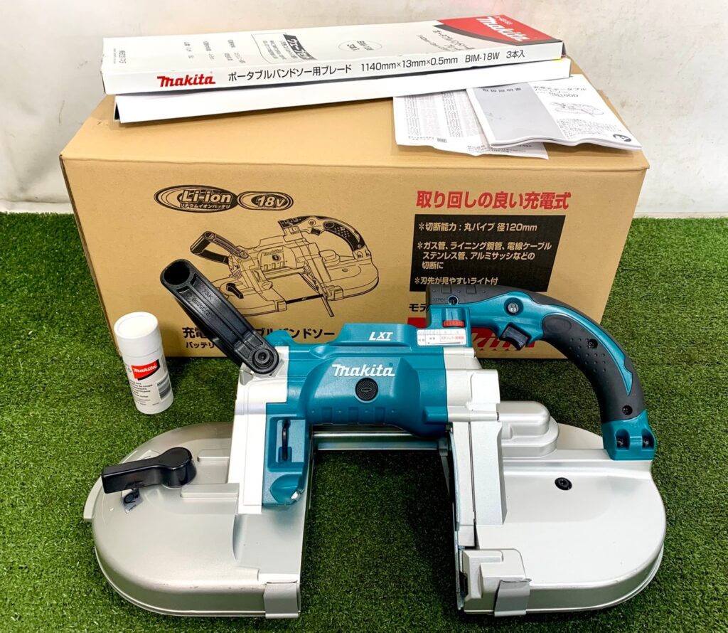 makita/マキタ 充電式ポータブルバンドソー PB180D ※本体+バンド3点