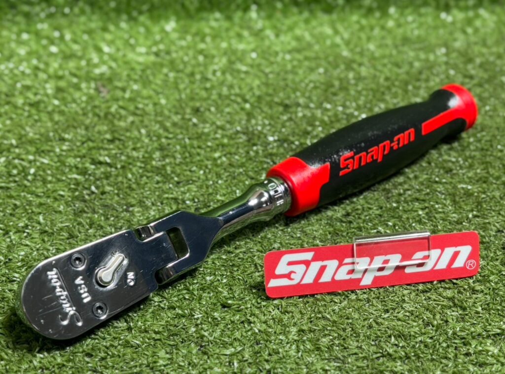 Snap-on/スナップオン フレックスヘッドラチェットレンチ FHF100 ソフトグリップ 差込角3/8(9.5mm) 旧ロゴ