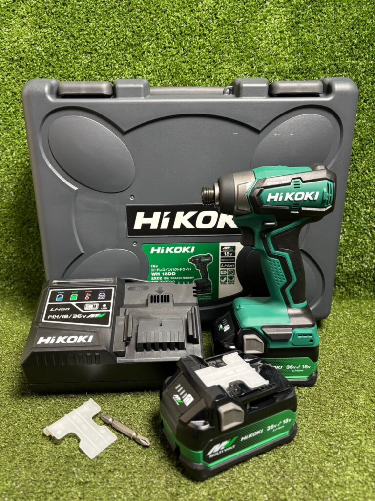 HiKOKI/ハイコーキ コードレスインパクトドライバ WH18 DD 2XCZ (充電器 バッテリ2個セット)
