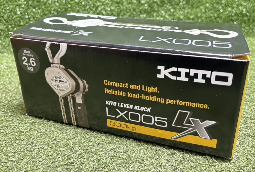 KITO/キトー 0.5t レバーブロック LX005 ※定格荷重500kg 揚程1.2ｍ