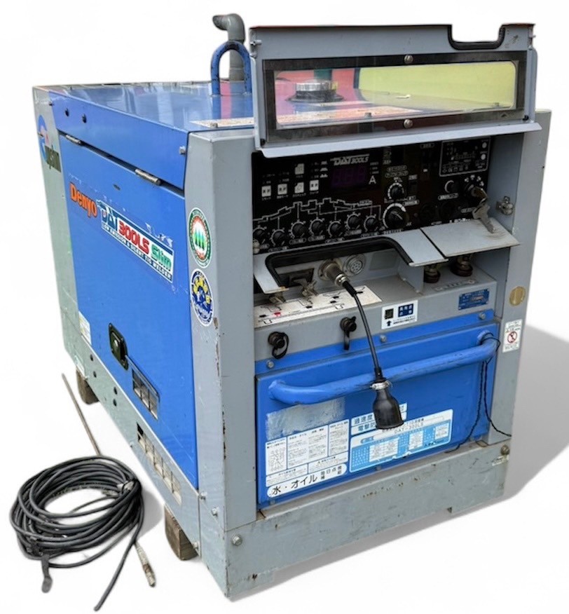 Denyo/デンヨー 防音型エンジンTIG溶接機/発電機 DAT-300LS アワーメーター 62h