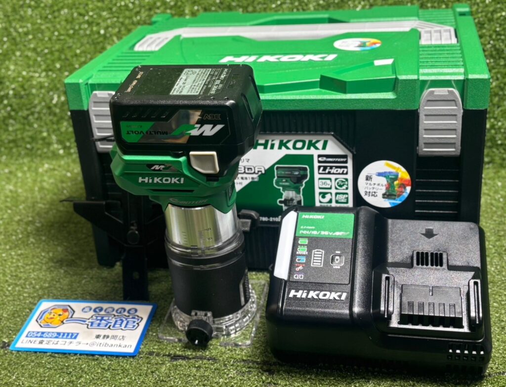 HiKOKI/ハイコーキ 36V 充電式 トリマ 蓄電池・充電器・ケース付 M3608DA