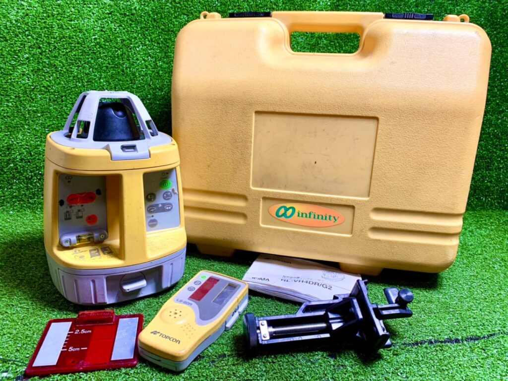 TOPCON/トプコン ローティングレーザー RL-VH4DR 受光器リモコン付き