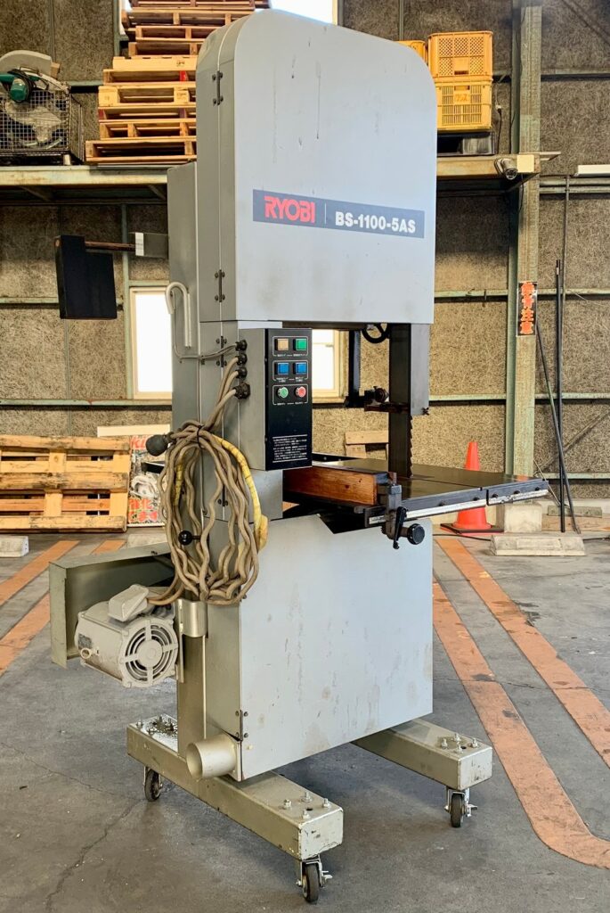 【出張買取】由比市 RYOBI/リョービ 大型バンドソー【BS-1100-5AS】木工機械 三相200V